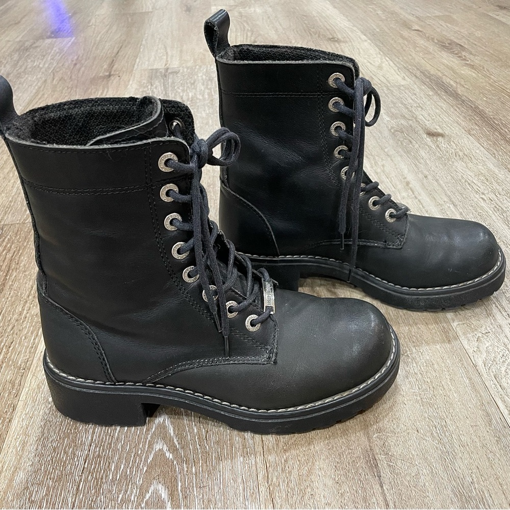 Women’s Harley-Davidson Black Leather Boots